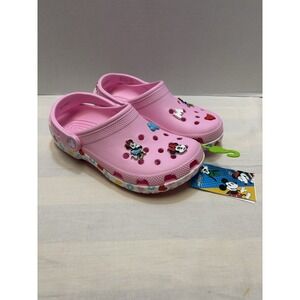 NEW Crocs Big Kids Youth Disney Minnie Mouse & Friends Classic Clogs Size J5 NWT